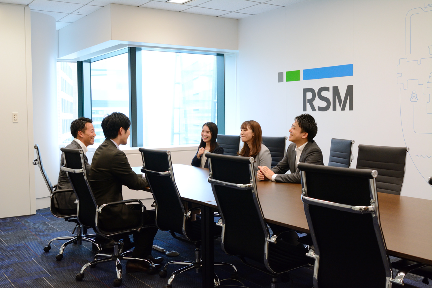 RSM汐留パートナーズ_RSMへの加盟に伴って、オフィスもRSM仕様に