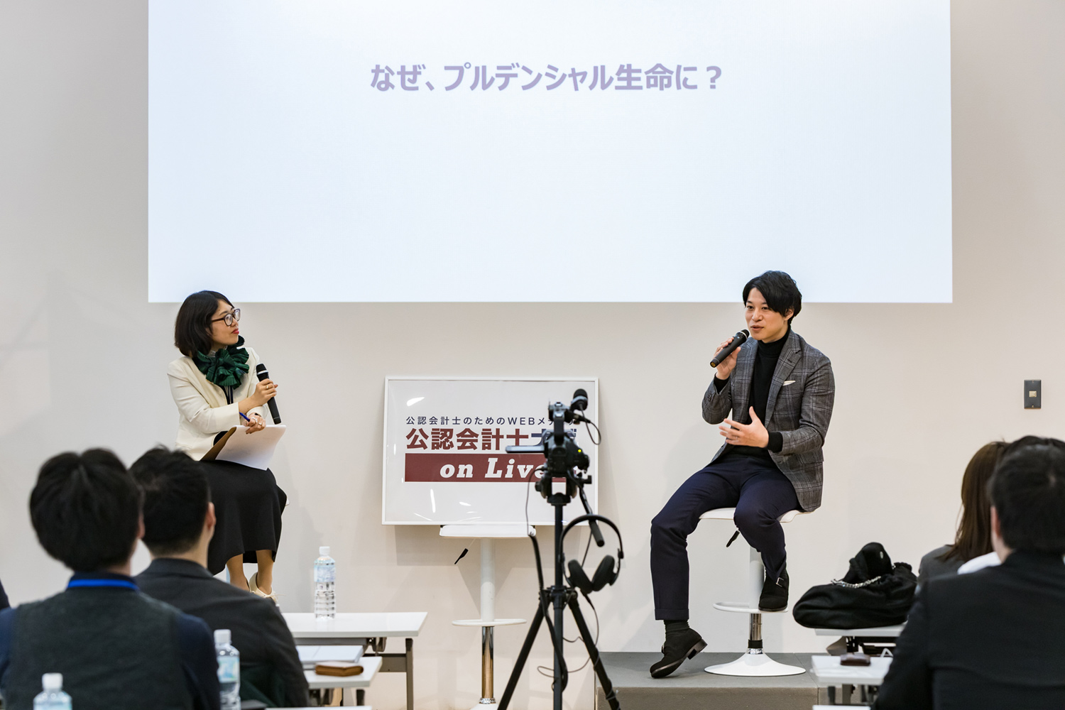 onLive!!_登壇時の様子_菊池 諒介 氏_モライス 緑