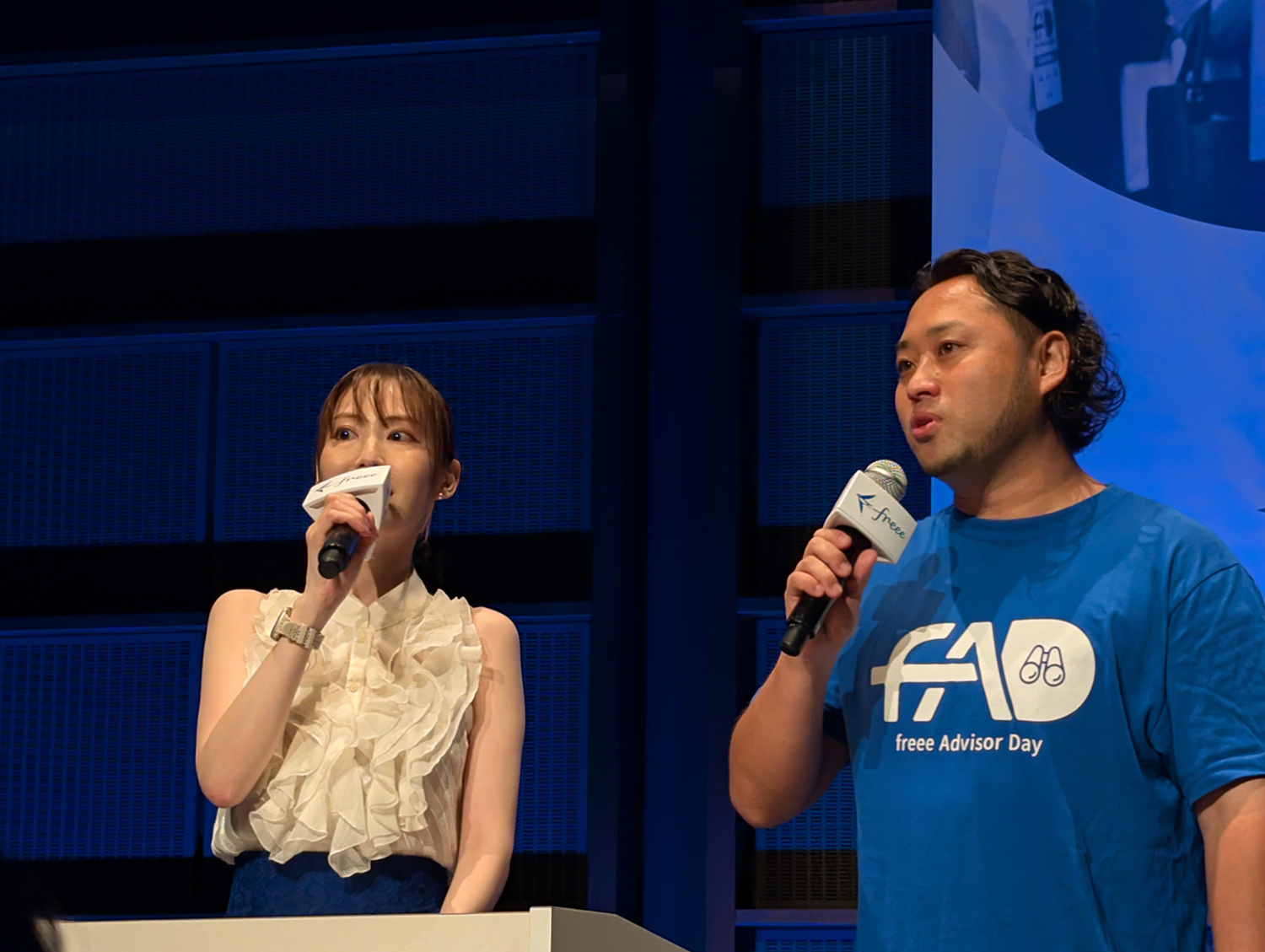 freee Advisor Day 2025_会場の様子_綿谷エリナさん_freeeの渡邉光章