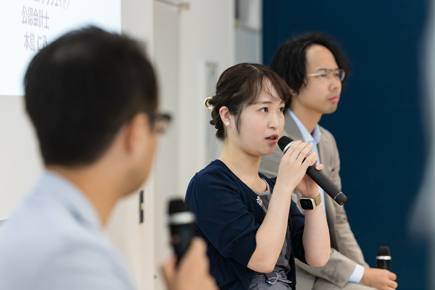 齋藤 愛美 氏_登壇中の様子