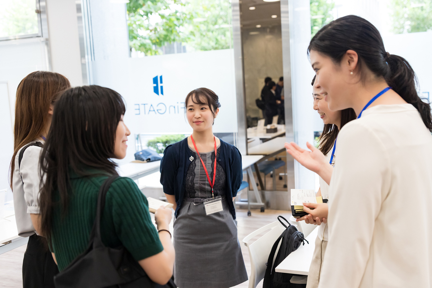 セッション後の交流会の様子